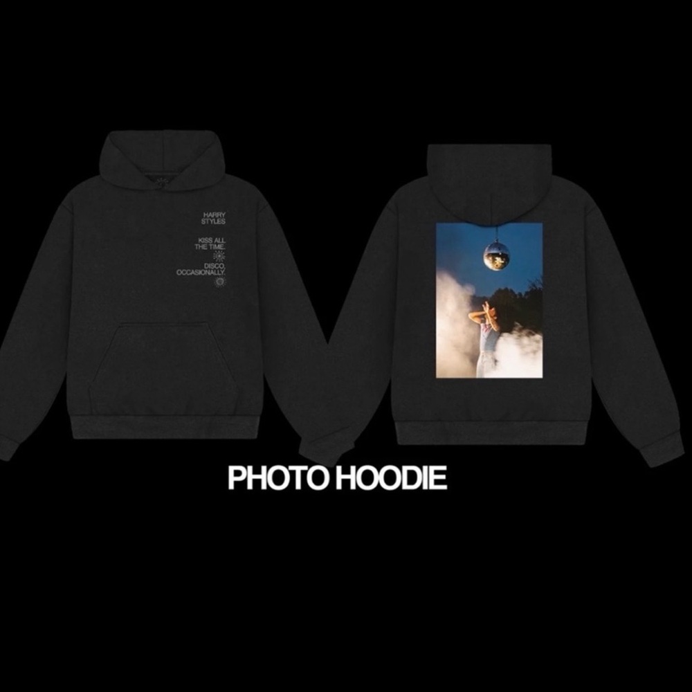 Harry styles exclusive pop up merch photo hoodie size small